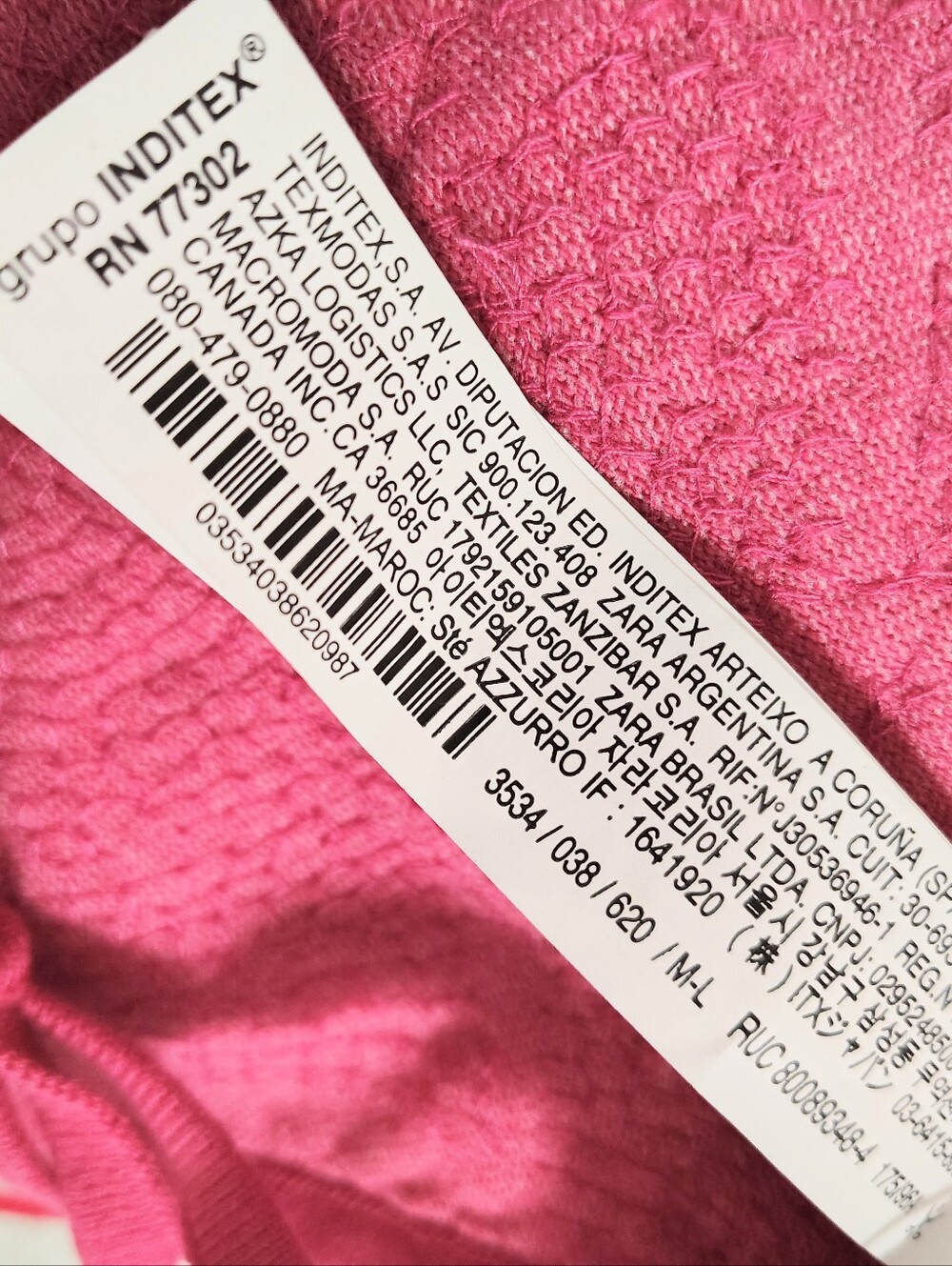 NWT Zara Hot Pink Sequin Halter Crop Top Limited Edition Women's Medium / Large - Picture 7 of 12